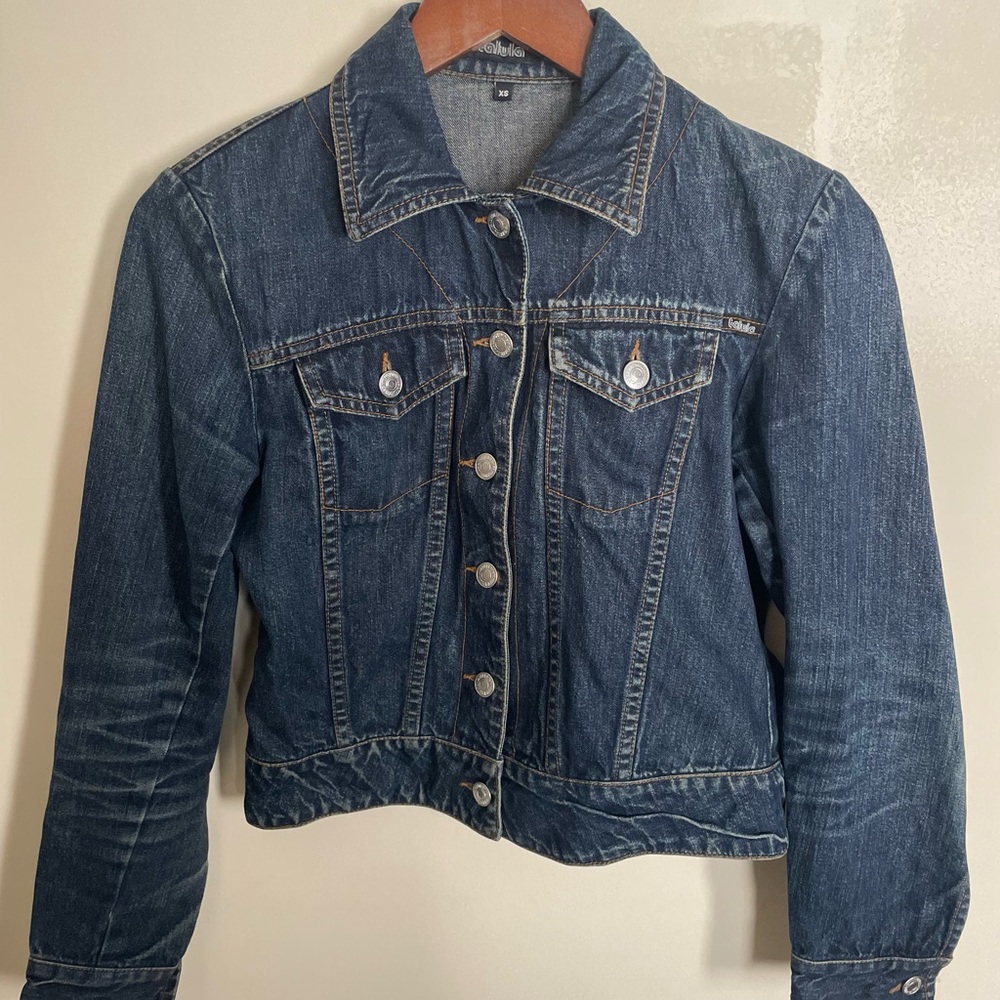 Talula Dark Blue Denim Jacket